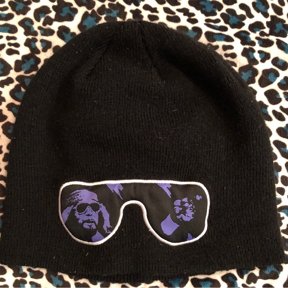 “Macho Man” Randy Savage beanie WWE WWF Pro Wrestling SlimJim loot crate Oh Yeah